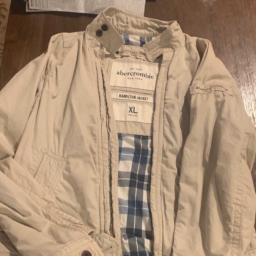 Abercrombie & Fitch Men's Beige Hamilton Jacket